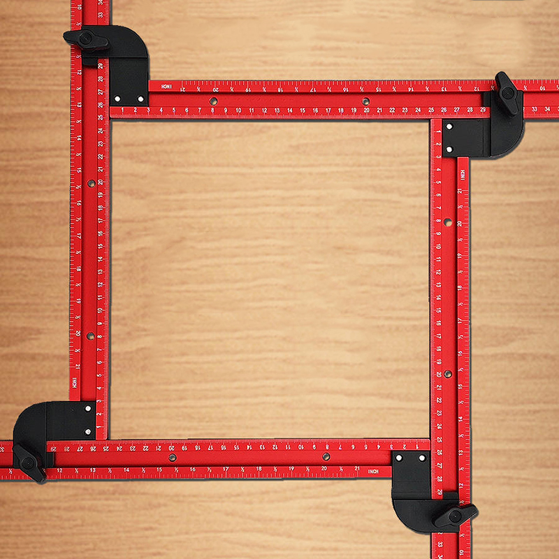 Woodworking Project Plans - Ajustável Praça Router Template Guide, variável