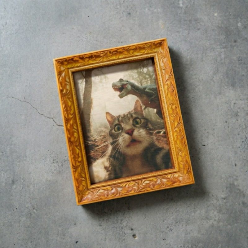 Woodworking Art - Adesivo Magnético de Madeira 8*6*1cm para