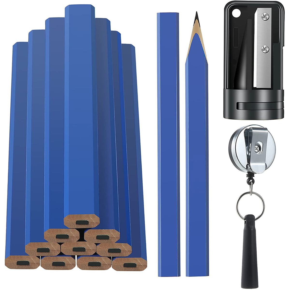 12pçs lápis quadrado octogonal - Woodworking Project Plans avaliação e preço