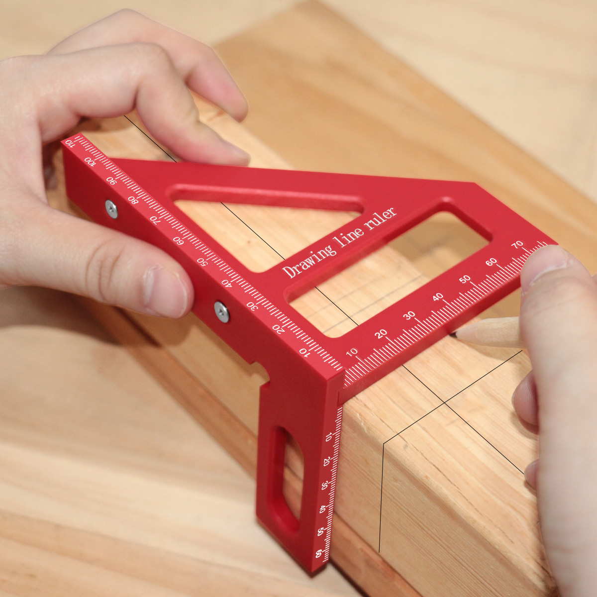45 ° /90 °   Régua estilo plás - Woodworking Project Plans avaliação e preço
