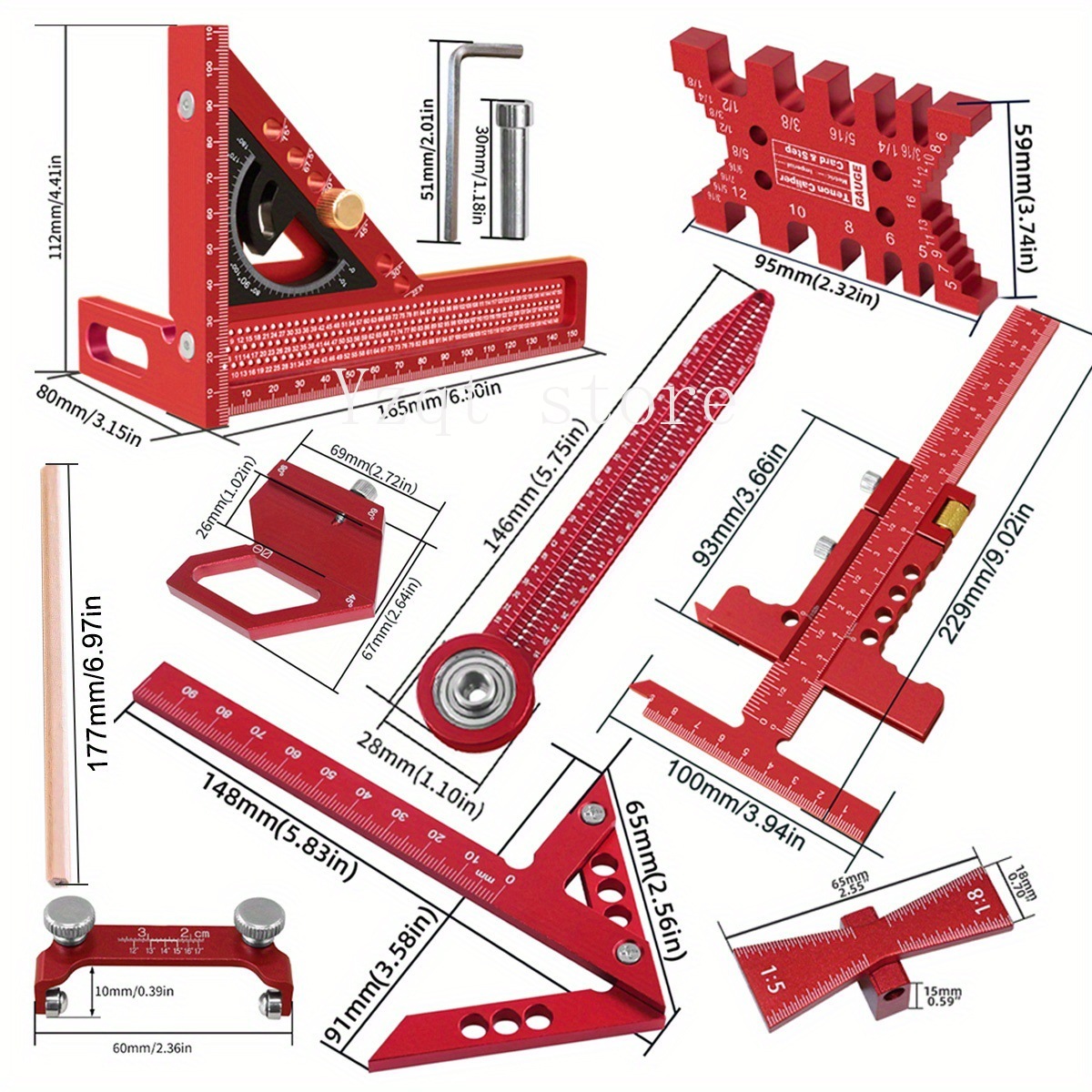 Kit de Ferramentas de Medição  - Woodworking Plans Free avaliação e preço