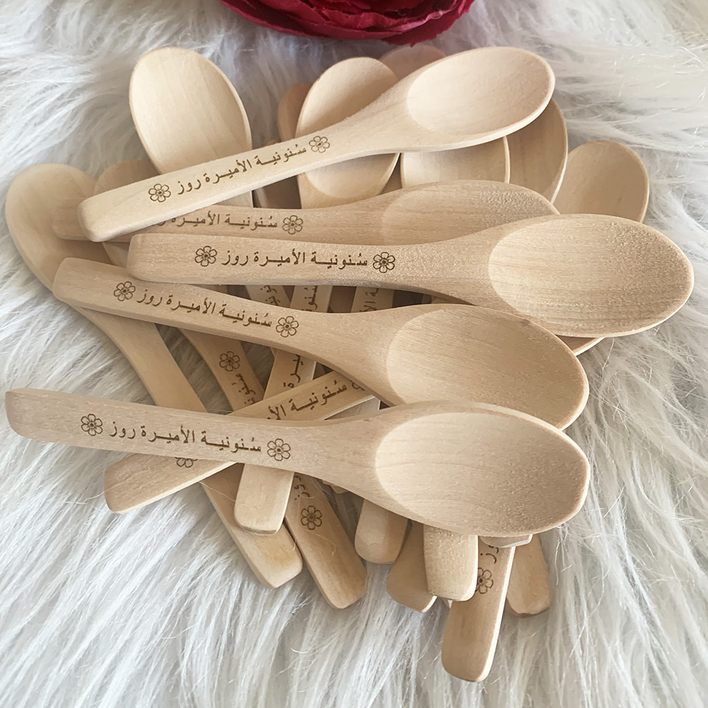 Colher de madeira com logotipo - Woodworking Logos avaliação e preço