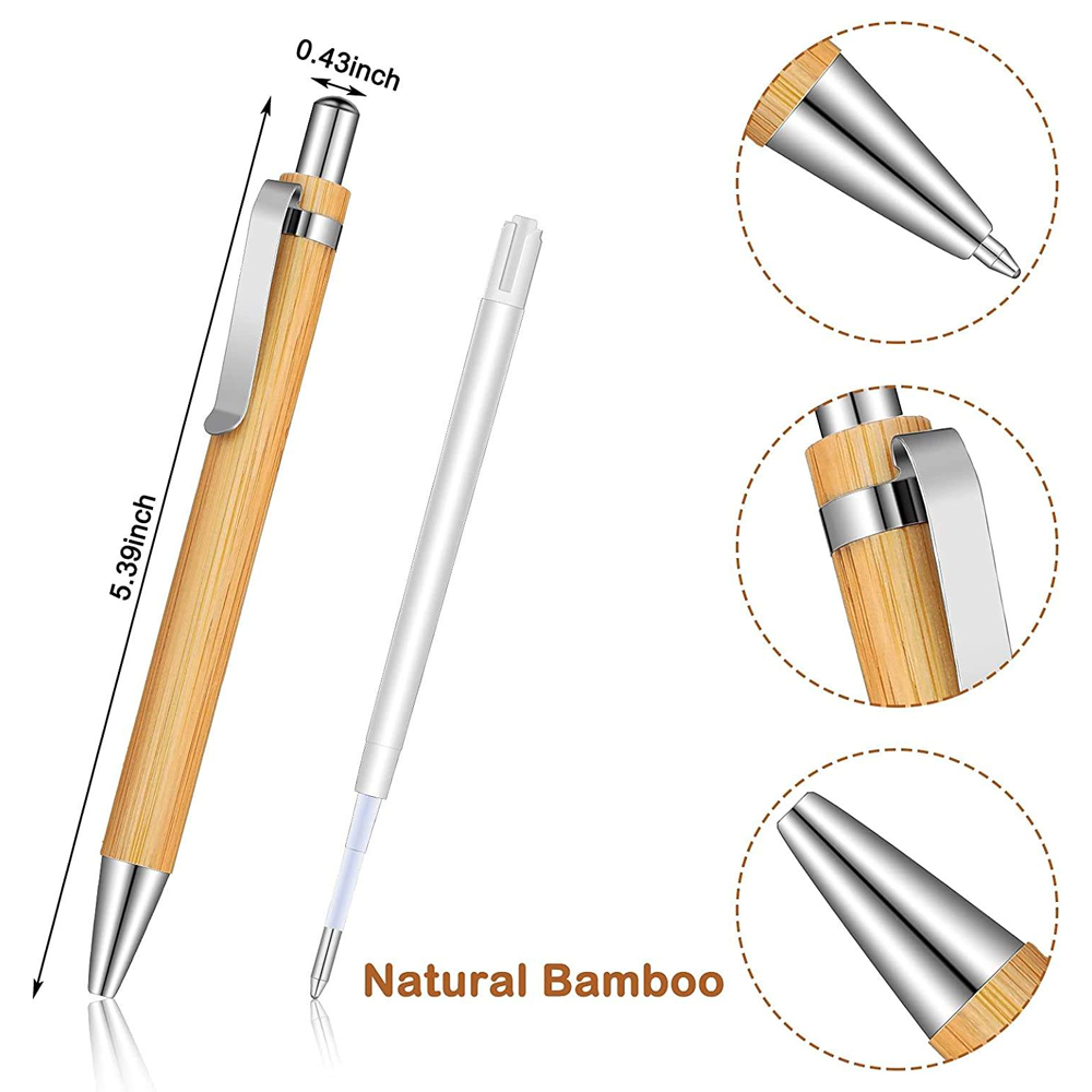Caneta de Bambu em Branco para - Woodworking Logos avaliação e preço
