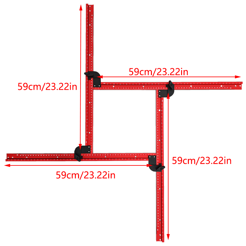 Ajustável Praça Router Templat - Woodworking Project Plans avaliação e preço